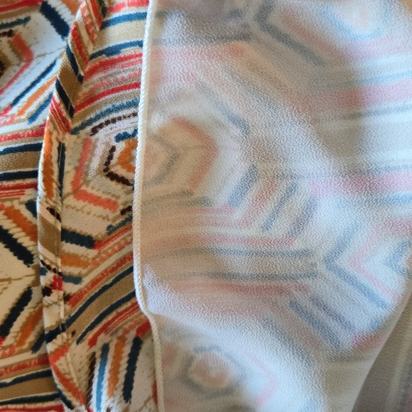 NEW Evereve Allison Joy Clover Cami Multicolor Abstract Geometric - M - Picture 7 of 9